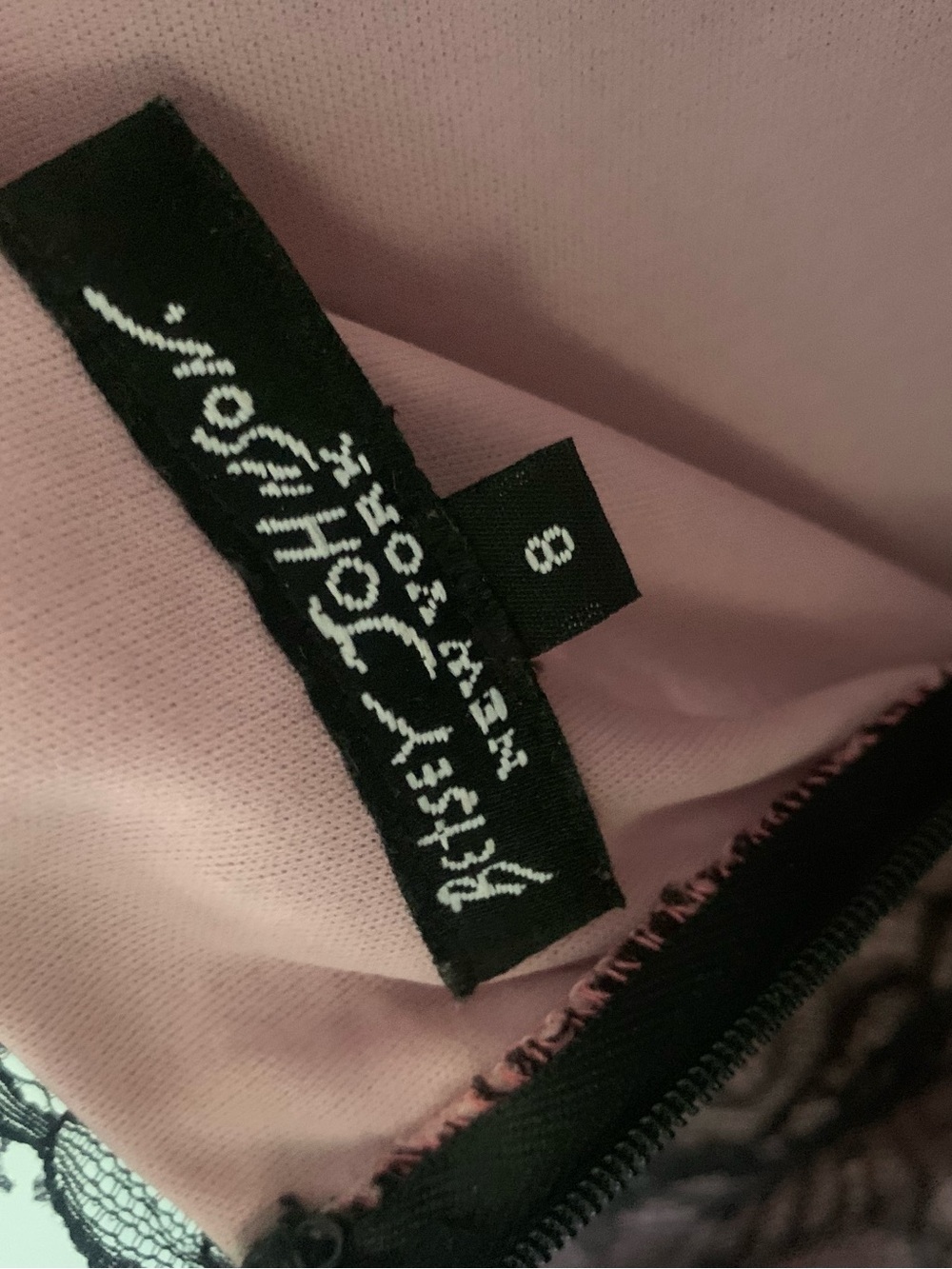 Betsey Johnson Black Lace & Tulle Midi Slip Dress - Picture 5 of 7